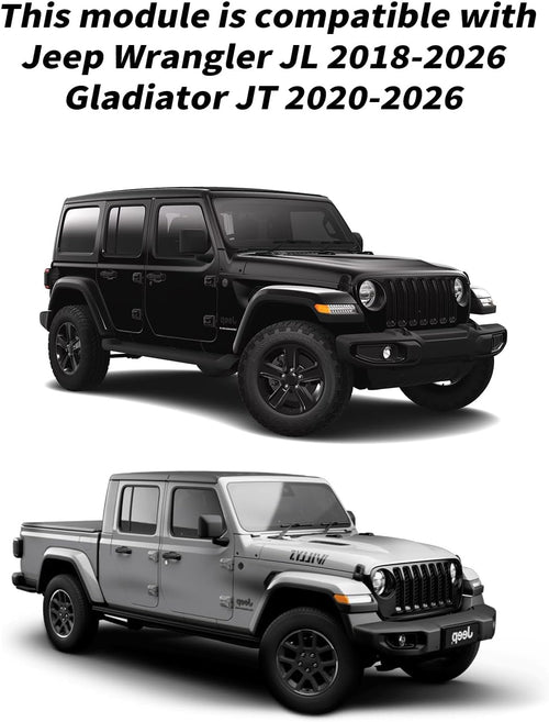 Auto Start Stop Eliminator Compatible with Jeep Wrangler JL 2018-2026 Gladiator JT 2020-2026