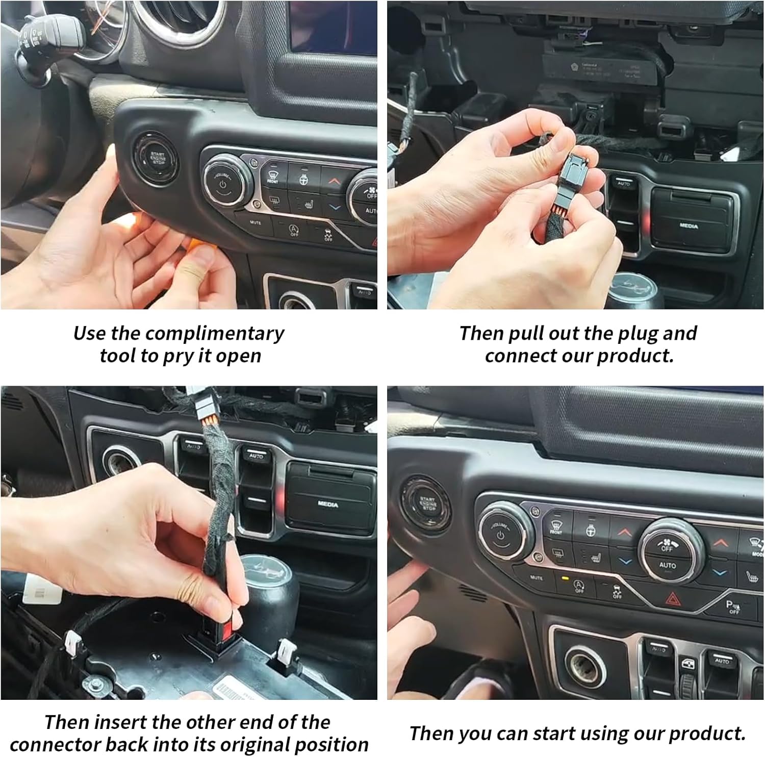 Auto Start Stop Eliminator Compatible with Jeep Wrangler JL 2018-2026 Gladiator JT 2020-2026