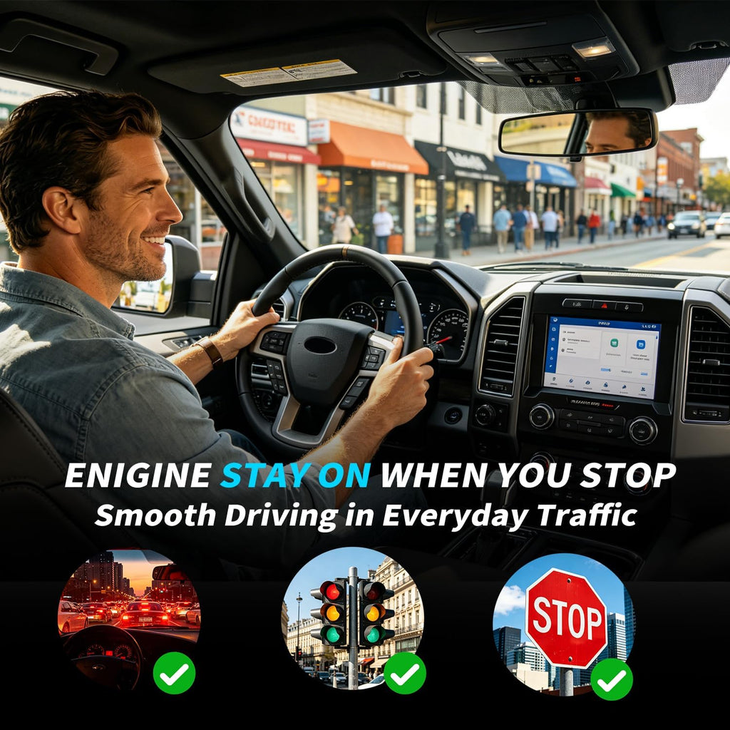 Auto Start Stop Eliminator for Ford F-150 2021 2022 2023 2024 2025 2026 Easy Install Memory Module Plug Play