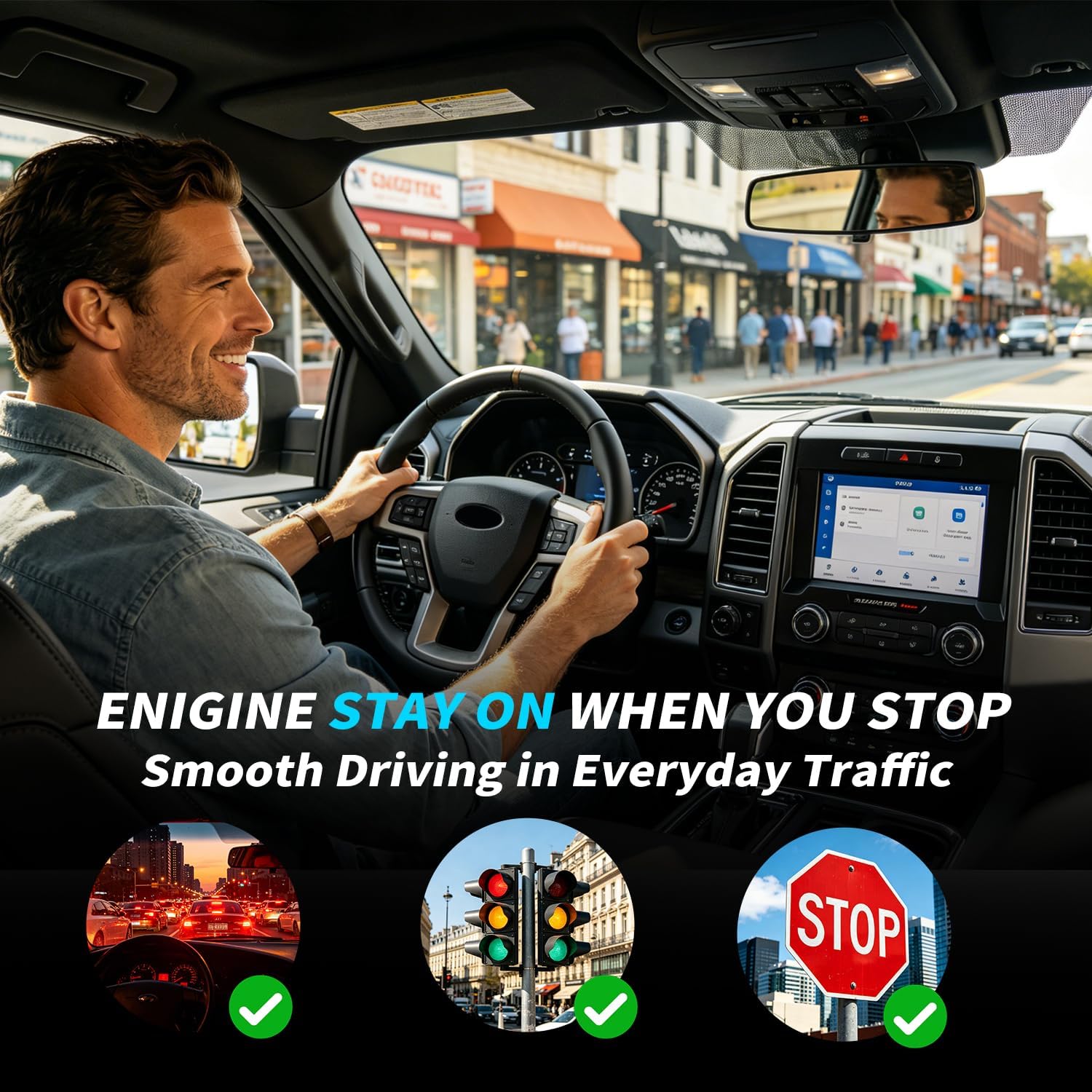 Auto Start Stop Eliminator for Ford F-150 2021 2022 2023 2024 2025 2026 Easy Install Memory Module Plug Play