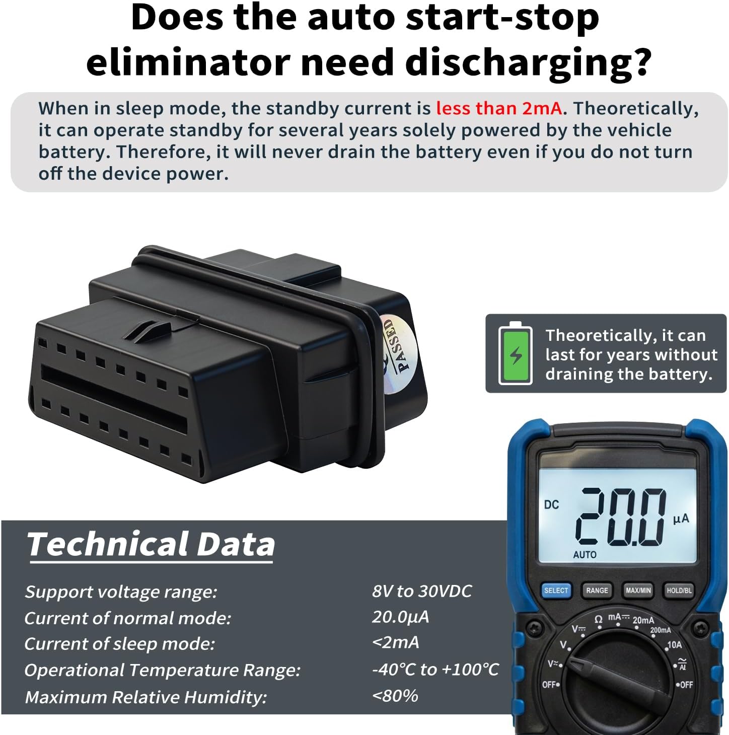 Auto Start Stop Eliminator for Ford F-150 2015 2016 2017 2018 2019 2020