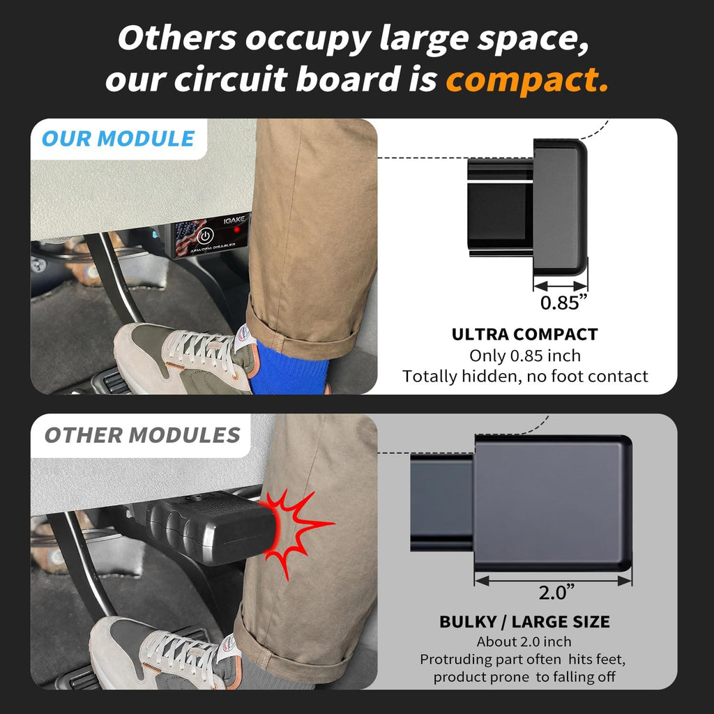 AFM Disabler Active Fuel Management Delete AFM/DFM Disabler 5.3 silverado With ON | OFF Button Compatible with V6 & V8 GM Motors (Chevy GMC Sierra GMC Yukon Cadillac Escalade etc)4.3L 5.3L 6.0L 6.2L