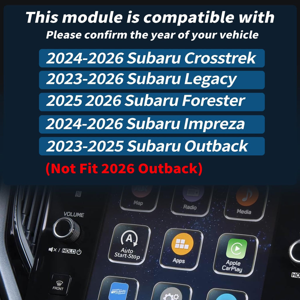 Auto Start Stop Eliminator for 2024-2026 Subaru Crosstrek | lmpreza | 2025 2026 Forester & 2023-2025 Outback | 23-26 Legacy Plug Play Autostop Eliminator Accessories (Not Fit 2026 Outback)
