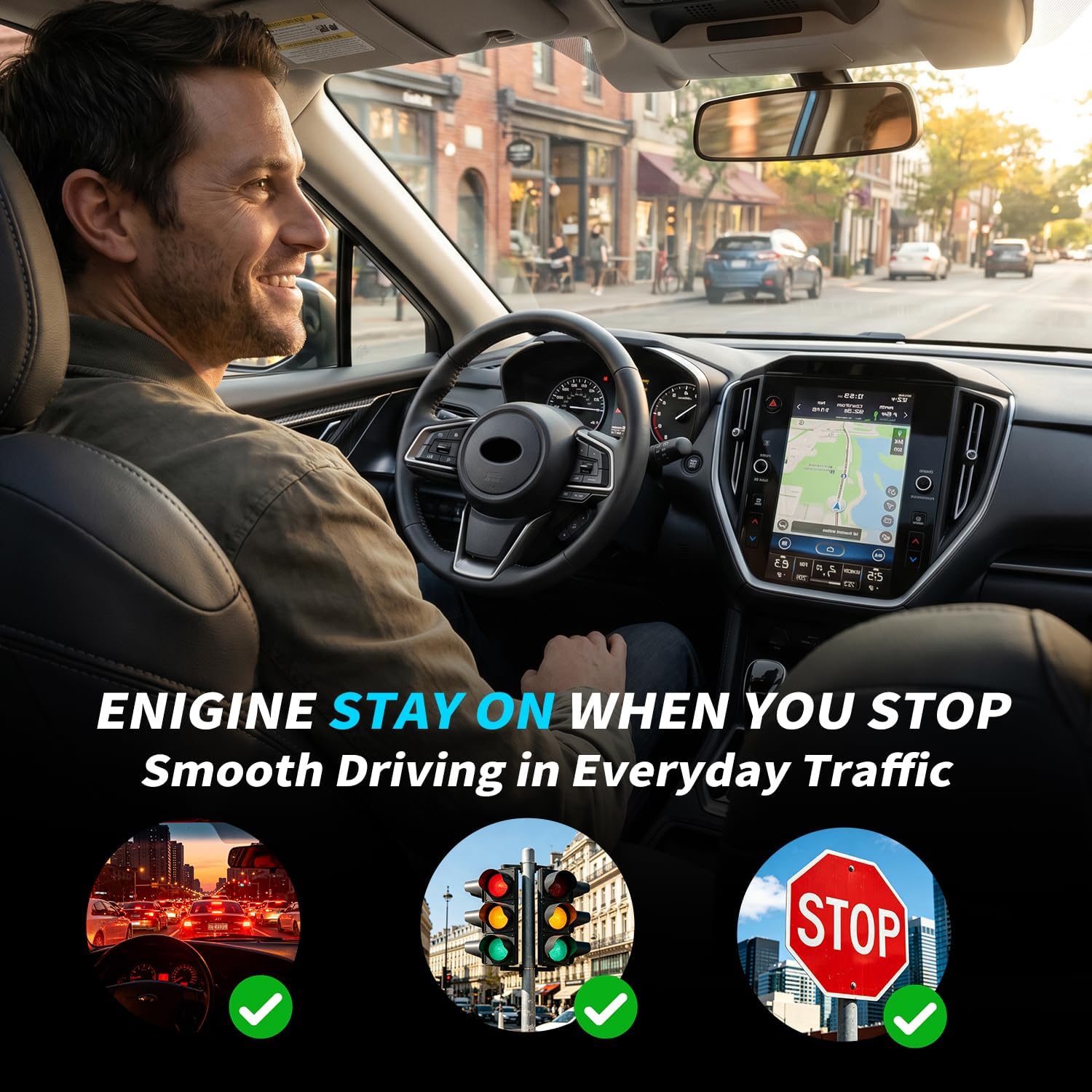 Auto Start Stop Eliminator for 2024-2026 Subaru Crosstrek | lmpreza | 2025 2026 Forester & 2023-2025 Outback | 23-26 Legacy Plug Play Autostop Eliminator Accessories (Not Fit 2026 Outback)