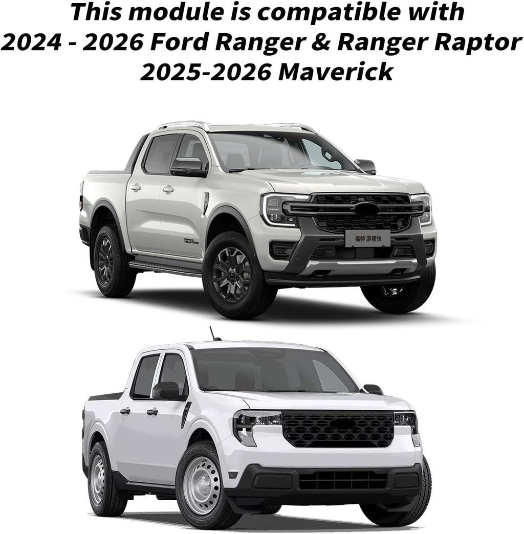 Auto Start Stop Eliminator for 2024 2025 2026 Ford Ranger & Ranger Raptor | 2025-2026 Maverick Auto Stop Eliminator Turn Off Idle Engine Stop Start Disable Plug Play Accessories Error Free